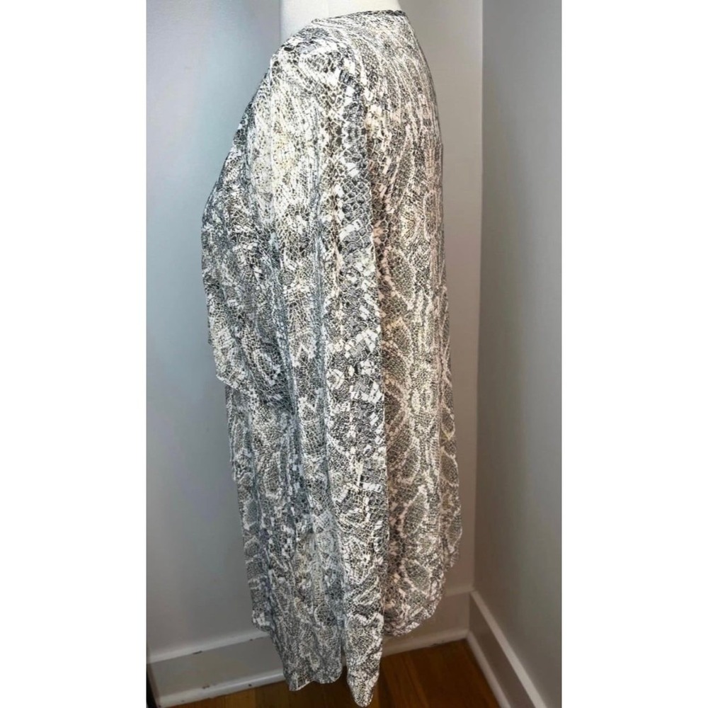 Skye's the Limit Ruffled Patterned Blouse - Picture 2 of 6